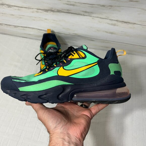 Nike Air Max 270 React Running Shoes AO4971-300 Electro Green Mens Sz 11.5 M main image 13